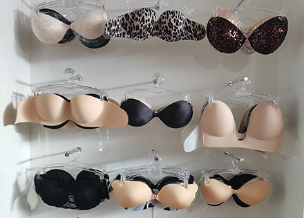 Plus size sticky bras